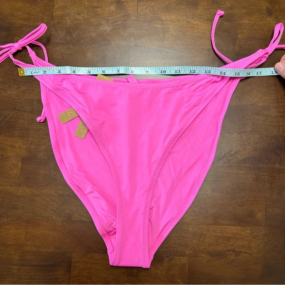 NWT SKIMS Swim Dipped Tie Bottoms in Taffy Pink SW-TBM-0797 Size 3X